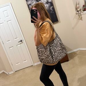 American Eagle Outfitters Leopard Print Hobo Bag